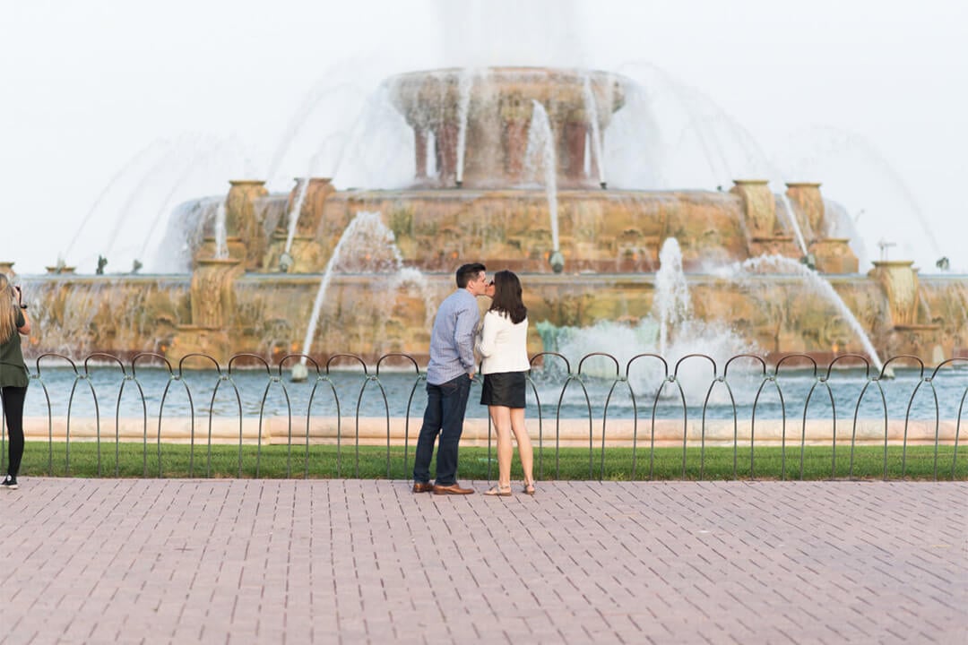 Fuente de Buckingham - Un lugar memorable para pedir matrimonio en Chicago