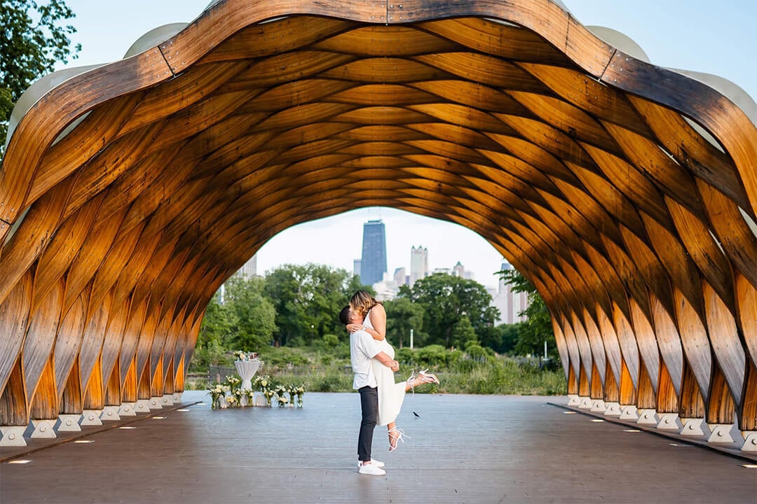 Estructura en forma de panal de Chicago en Lincoln Park 