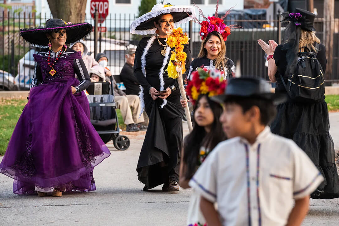 Desfile del Día de los Muertos en Chicago