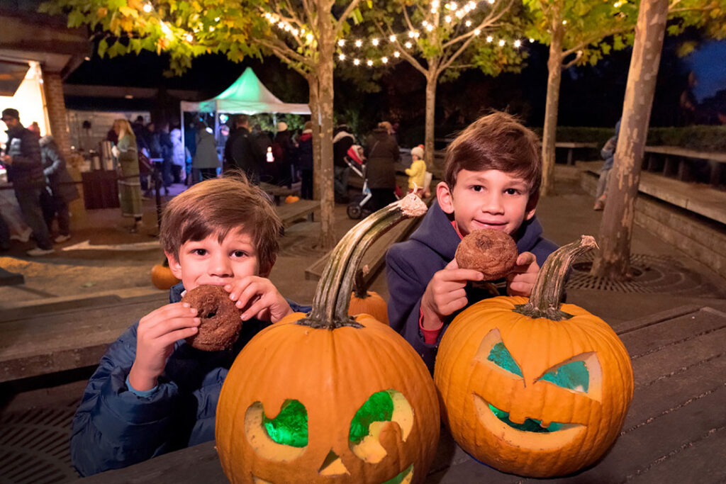 Huerto de calabazas en Chicago