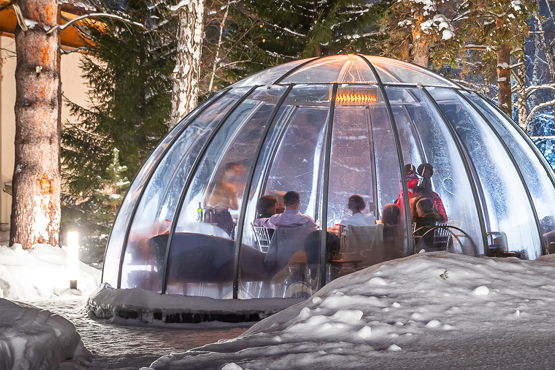Cenas al aire libre en Chicago en invierno
