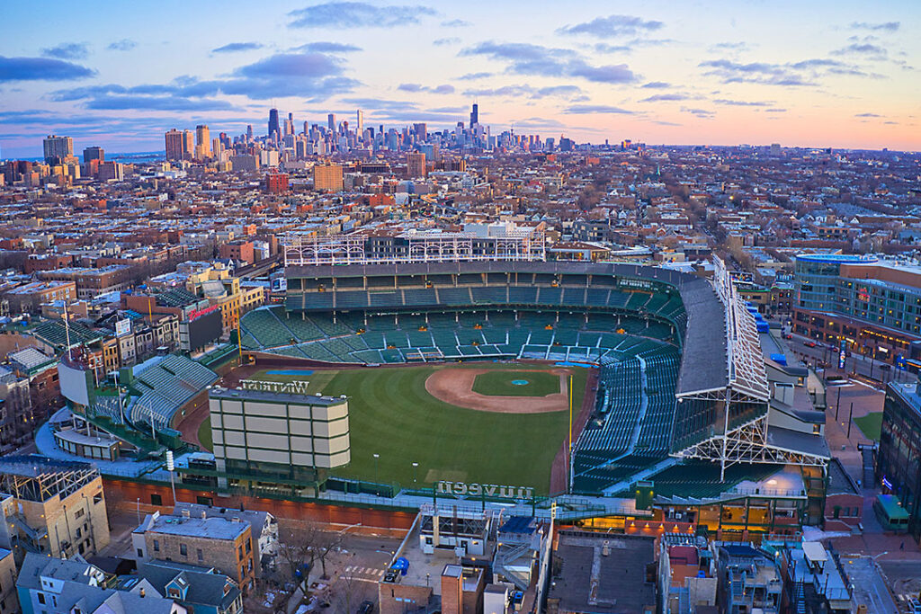 Wrigley Field in Chicago